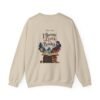 I Borrow Lives from Books Graphic Sweatshirt | Book Lover Unisex Sweatshirt