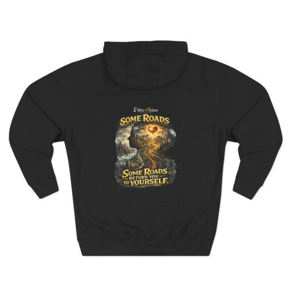 Some Roads Return You to Yourself Mountain Route Graphic Hoodie | Travel Inspiration Unisex Hoodie