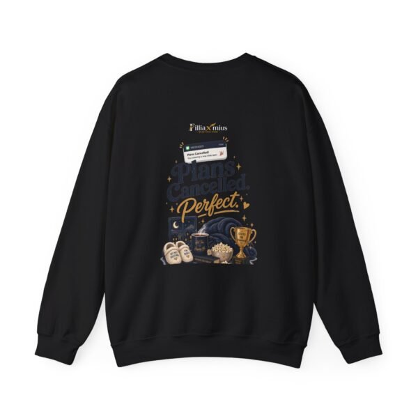 Plans Cancelled Perfect Graphic Sweatshirt | Introvert Humor Unisex Sweatshirt