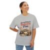Everything Is Temporarily Fine Oversized Graphic T-Shirt | Office Humor Unisex Tee
