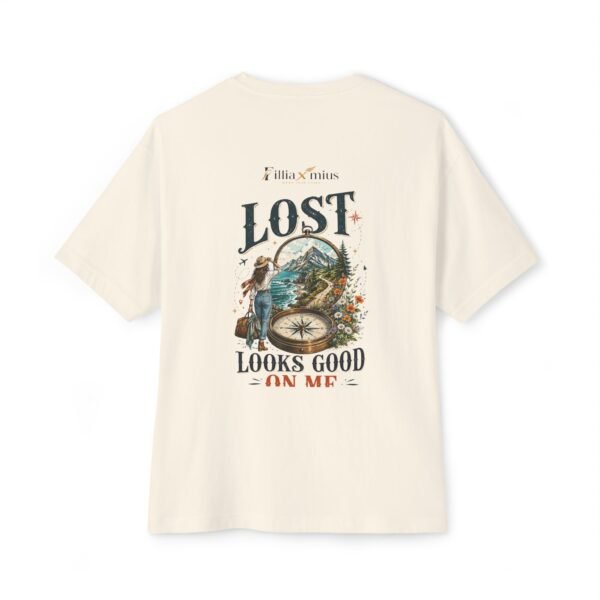 Lost Looks Good on Me Oversized Graphic T-Shirt | Travel Humor Unisex Tee