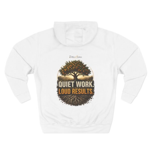 Quiet Work Loud Results Graphic Hoodie | Quiet Hustle Unisex Hoodie
