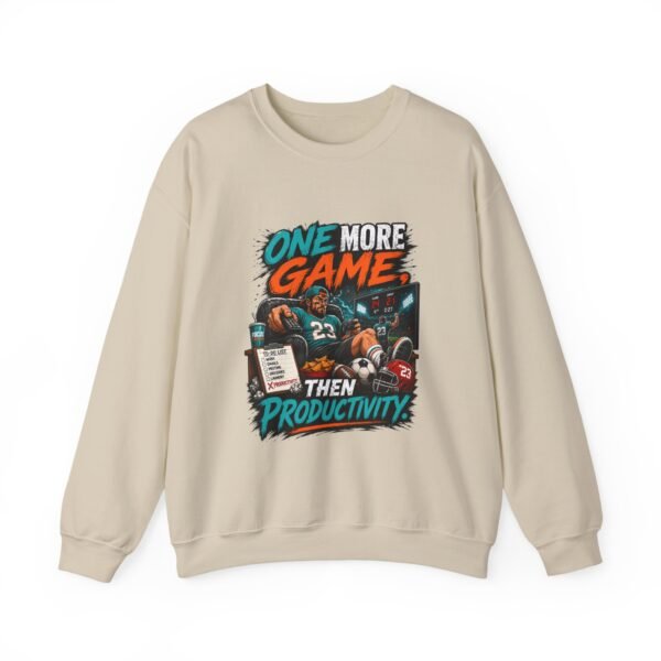 One More Game Then Productivity Graphic Sweatshirt | Gaming And Sports Humor Unisex Sweatshirt