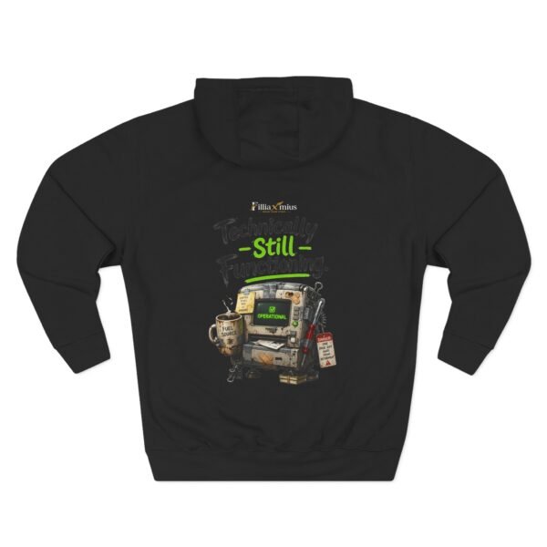 1565265188956637053_2048.jpeg Technically Still Functioning Graphic Hoodie | Burnout Humor Unisex Hoodie