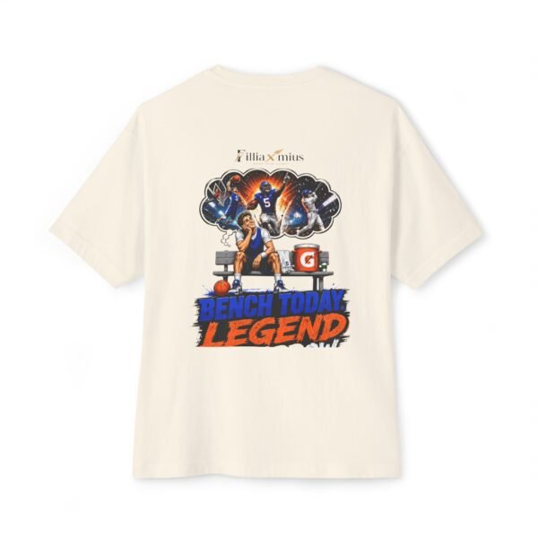 Bench Today Legend Tomorrow Oversized Graphic T-Shirt | Sports Motivation Unisex Tee