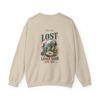 Lost Looks Good on Me Graphic Sweatshirt | Travel Humor Unisex Sweatshirt