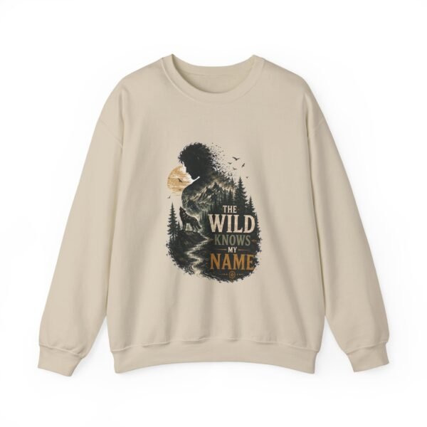 The Wild Knows My Name Graphic Sweatshirt | Nature Adventure Unisex Sweatshirt