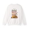 Raised on Values and Second Servings Graphic Sweatshirt | Family And Food Unisex Sweatshirt