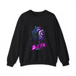Emotionally in Beta Graphic Sweatshirt | Technology Humor Unisex Sweatshirt