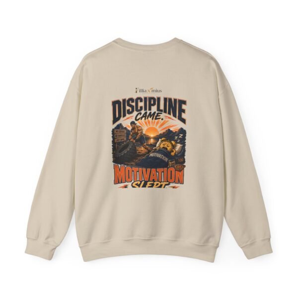 Discipline Came Motivation Slept Graphic Sweatshirt | Fitness Motivation Unisex Sweatshirt