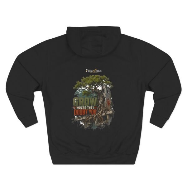 Grow Where They Doubt You Graphic Hoodie | Growth Motivation Unisex Hoodie