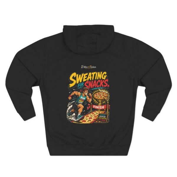 Sweating for Snacks Graphic Hoodie | Fitness Humor Unisex Hoodie