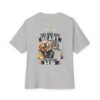 The Dog Has Heart The Cat Has HR Oversized Graphic T-Shirt | Pet Humor Unisex Tee