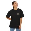 The Dog Has Heart The Cat Has HR Oversized Graphic T-Shirt | Pet Humor Unisex Tee
