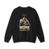 The Work Will Introduce Me Graphic Sweatshirt | Career Motivation Unisex Sweatshirt