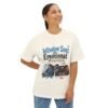 Window Seat or Emotional Damage Oversized Graphic T-Shirt | Travel Humor Unisex Tee