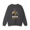 The Work Will Introduce Me Graphic Sweatshirt | Career Motivation Unisex Sweatshirt