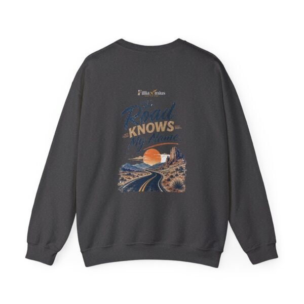 The Road Knows My Name Graphic Sweatshirt | Road Trip Adventure Unisex Sweatshirt