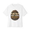 Quiet Work Loud Results Oversized Graphic T-Shirt | Quiet Hustle Unisex Tee