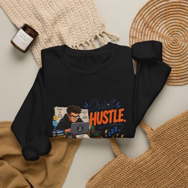 Quiet Hustle Loud Naps Graphic Sweatshirt | Work Humor Unisex Sweatshirt