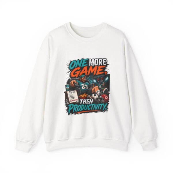 One More Game Then Productivity Graphic Sweatshirt | Gaming And Sports Humor Unisex Sweatshirt