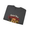 Salad Was Considered Graphic Sweatshirt | Pizza Humor Unisex Sweatshirt