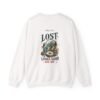 Lost Looks Good on Me Graphic Sweatshirt | Travel Humor Unisex Sweatshirt