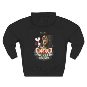 2183882959247120694_2048.jpeg Rescue Worked Both Ways Graphic Hoodie | Pet Adoption Unisex Hoodie