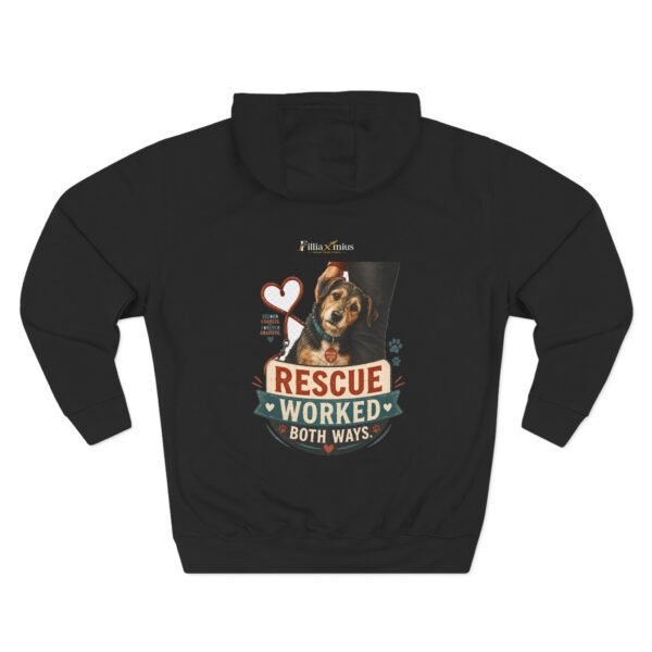 2183882959247120694_2048.jpeg Rescue Worked Both Ways Graphic Hoodie | Pet Adoption Unisex Hoodie