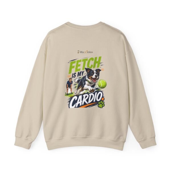 Fetch Is My Cardio Graphic Sweatshirt | Dog Fitness Humor Unisex Sweatshirt