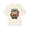 Halftime Is a Food Group Oversized Graphic T-Shirt | Sports Food Humor Unisex Tee