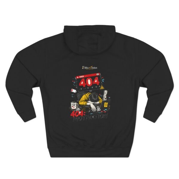 404 Motivation Not Found Graphic Hoodie | Work Humor Unisex Hoodie