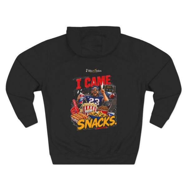 I Came for the Snacks Graphic Hoodie | Sports Humor Unisex Hoodie