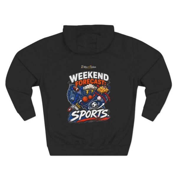 Weekend Forecast Sports Graphic Hoodie | Sports Humor Unisex Hoodie