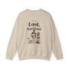 2749582383214065856_2048.jpeg Lost but Well Dressed Graphic Sweatshirt | Travel Fashion Humor Unisex Sweatshirt