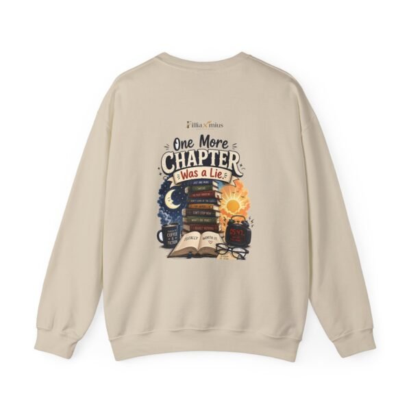 One More Chapter Was a Lie Graphic Sweatshirt | Book Humor Unisex Sweatshirt