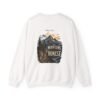 The Mountains Made Me Honest Graphic Sweatshirt | Mountain Adventure Unisex Sweatshirt