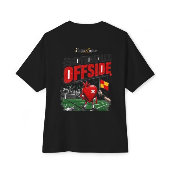 Emotionally Offside Oversized Graphic T-Shirt | Football Humor Unisex Tee