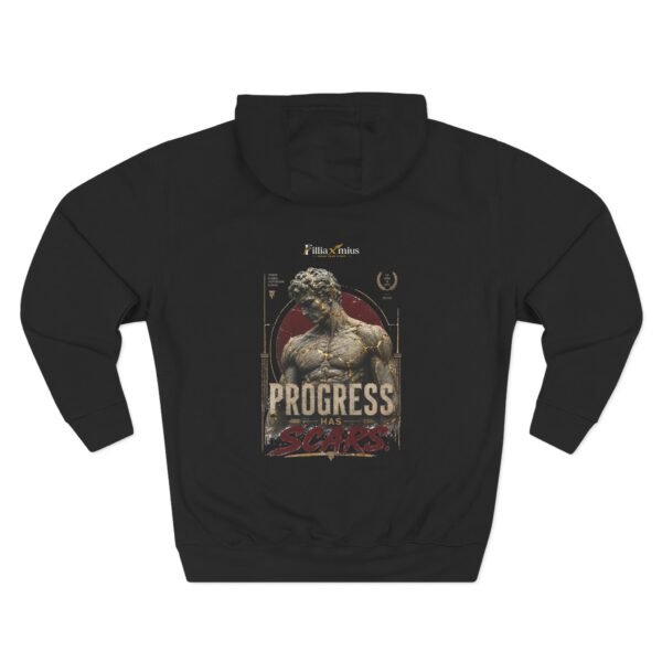 Progress Has Scars Graphic Hoodie | Fitness Motivation Unisex Hoodie