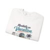Mentally on Vacation Graphic Sweatshirt | Vacation Humor Unisex Sweatshirt