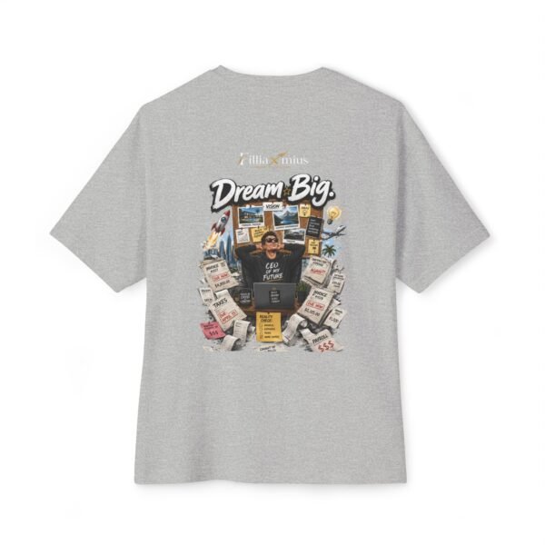 Dream Big CEO of My Future Oversized Graphic T-Shirt | Entrepreneur Humor Unisex Tee