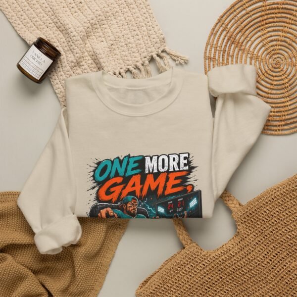 One More Game Then Productivity Graphic Sweatshirt | Gaming And Sports Humor Unisex Sweatshirt