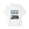 Window Seat or Emotional Damage Oversized Graphic T-Shirt | Travel Humor Unisex Tee