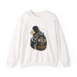 The Wild Knows My Name Graphic Sweatshirt | Nature Adventure Unisex Sweatshirt