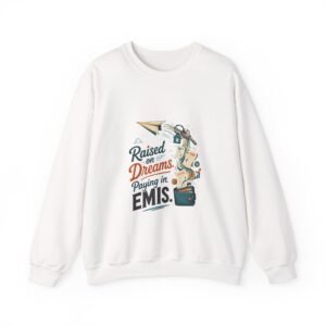 Raised on Dreams Paying in EMIs Graphic Sweatshirt | Adulting Humor Unisex Sweatshirt