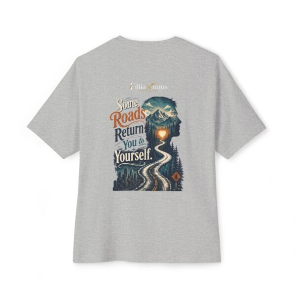 Some Roads Return You to Yourself Oversized Graphic T-Shirt | Travel Inspiration Unisex Tee