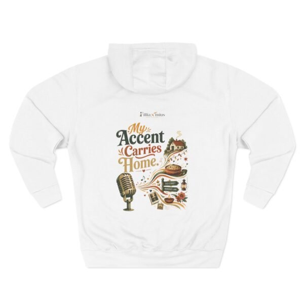 5357978497452144870_2048.jpeg My Accent Carries Home Graphic Hoodie | Culture And Identity Unisex Hoodie