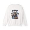 Running on Iced Coffee Graphic Sweatshirt | Coffee Humor Unisex Sweatshirt