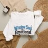 Window Seat or Emotional Damage Graphic Sweatshirt | Travel Humor Unisex Sweatshirt