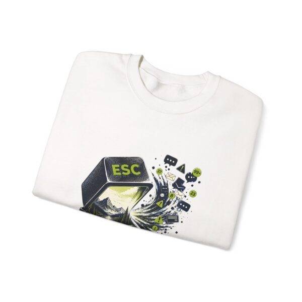 Delete the Noise Graphic Sweatshirt | Digital Detox Unisex Sweatshirt